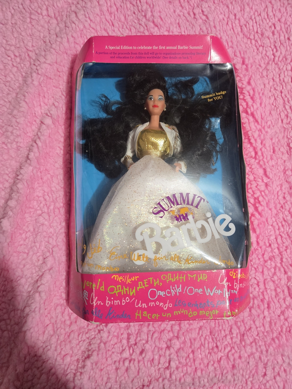 Kira Barbie Summit Special Edition Doll in White & Gold Dress